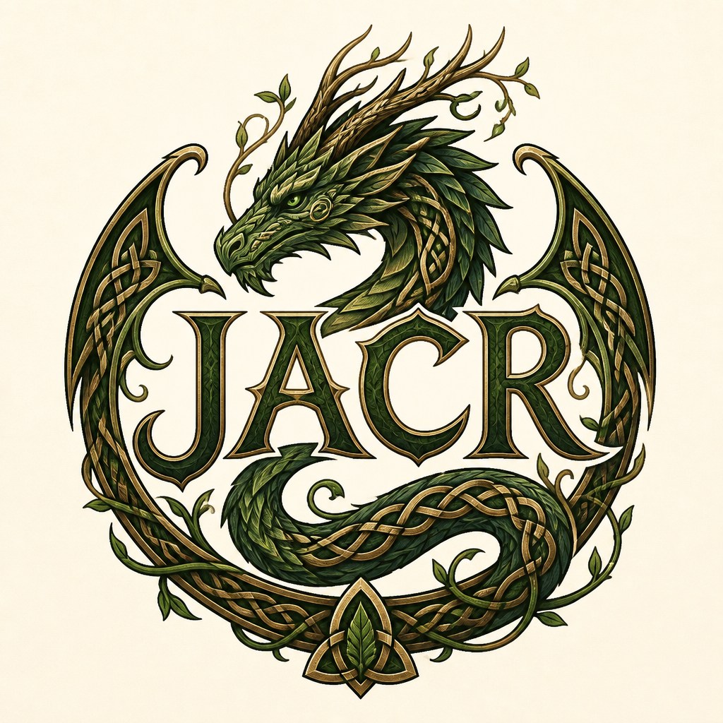 JACR Studio dragon logo — browser-based 3D relief creator